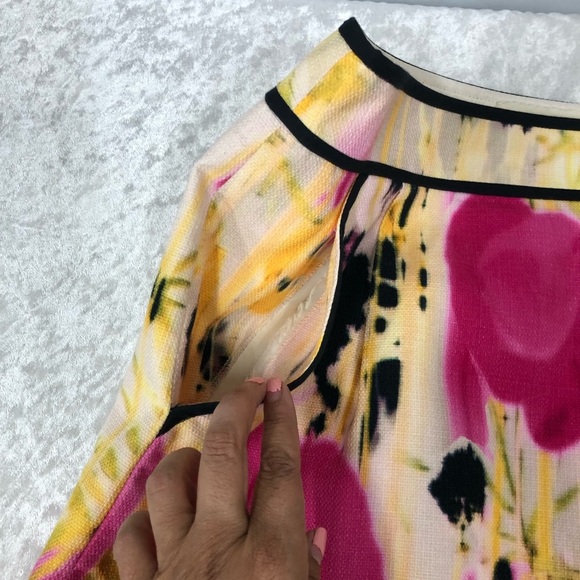 Anthropologie Tabitha abstract watercolor skirt women’s size 6 w/pockets - Picture 2 of 8